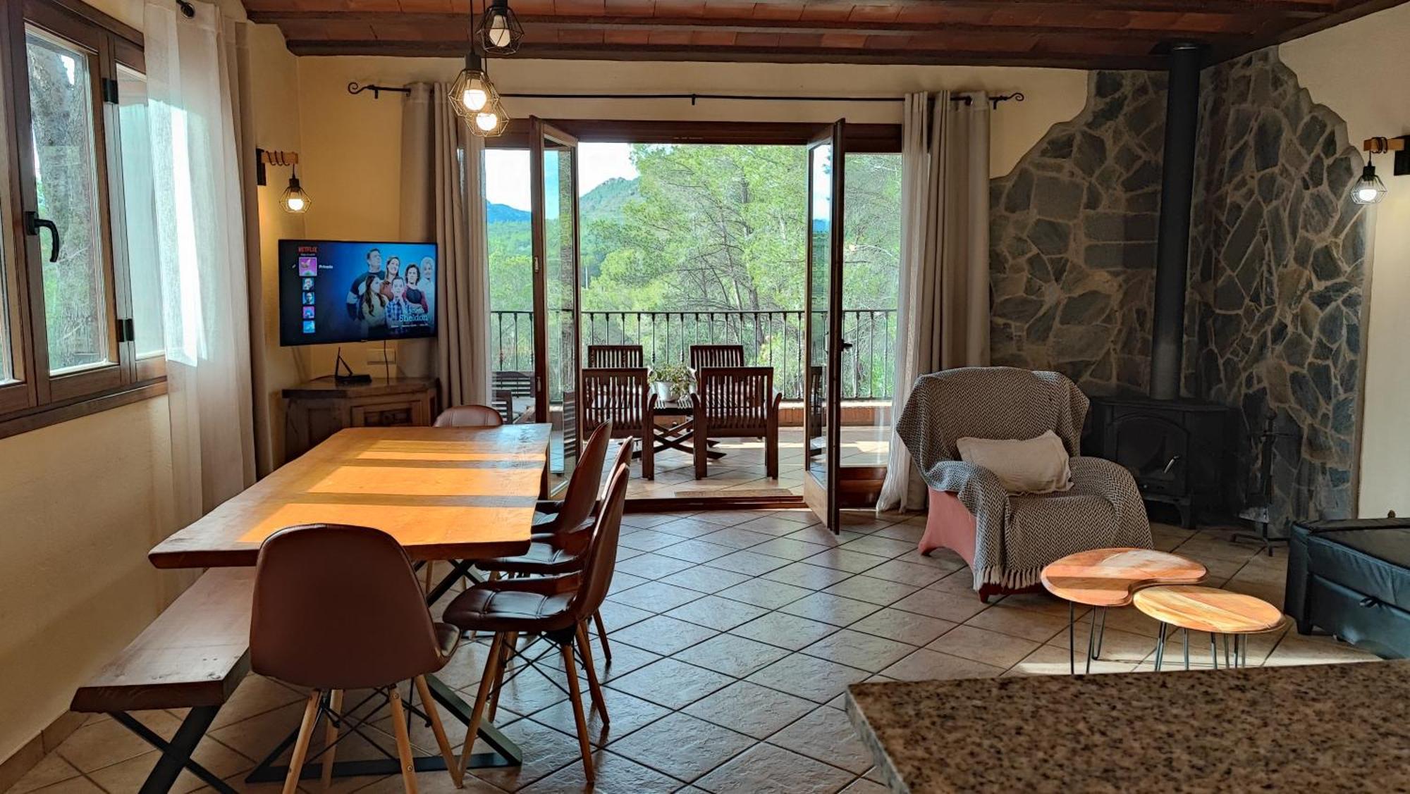 Aldeamia, Cozy Villa For 8 People, Pool, Mountain View, Beach At 8 Min Vilanova de Escornalbou Esterno foto